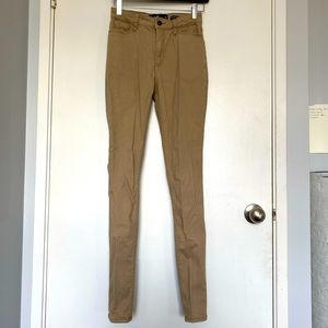 Ultra High Rise Super Stretch Khaki Jeans